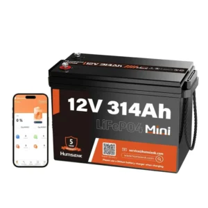 Міні-акумулятор LiFePO4 Humsienk 12V 314Ah з Bluetooth HS12V314AH200MINIBT