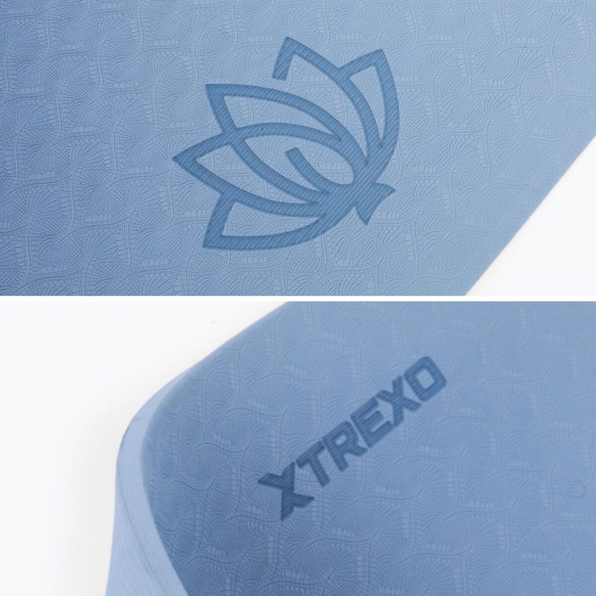 Фітнес килимок XTREXO comfort 10 mm TXO-B4Z003-BL blue - Зображення 3