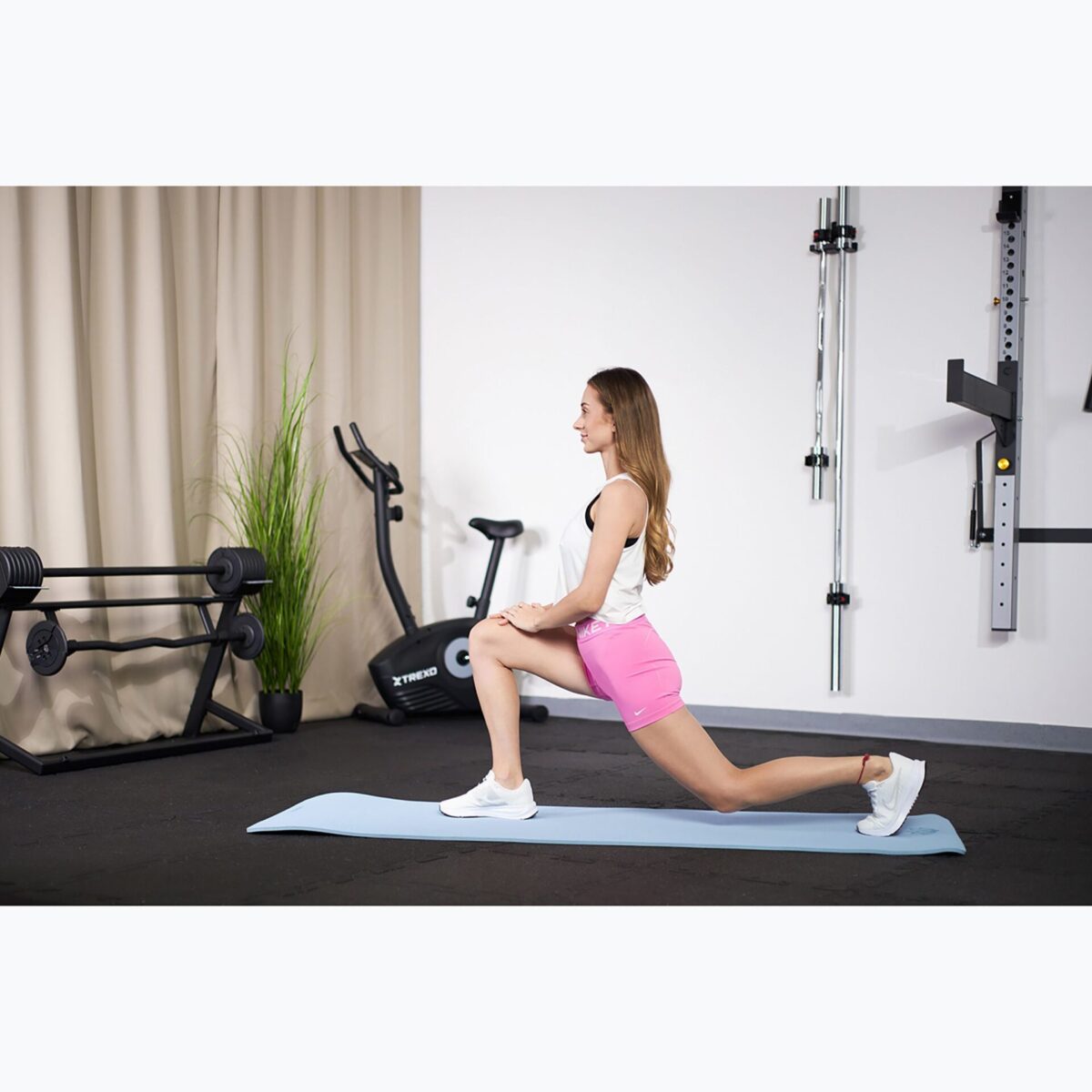 Фітнес килимок XTREXO comfort 10 mm TXO-B4Z003-BL blue - Зображення 4