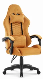 Геймерське крісло тканинне Hell's Chair HC-1000 Gold