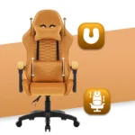 Геймерське крісло тканинне Hell's Chair HC-1000 Gold - Зображення 6