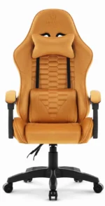 Геймерське крісло тканинне Hell's Chair HC-1000 Gold - Зображення 3