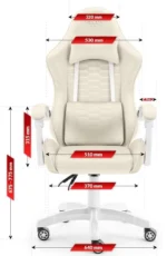 Геймерське крісло тканинне Hell's Chair HC-1000 Beighe - Зображення 8