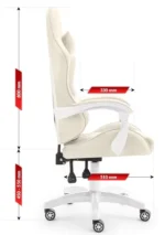 Геймерське крісло тканинне Hell's Chair HC-1000 Beighe - Зображення 9