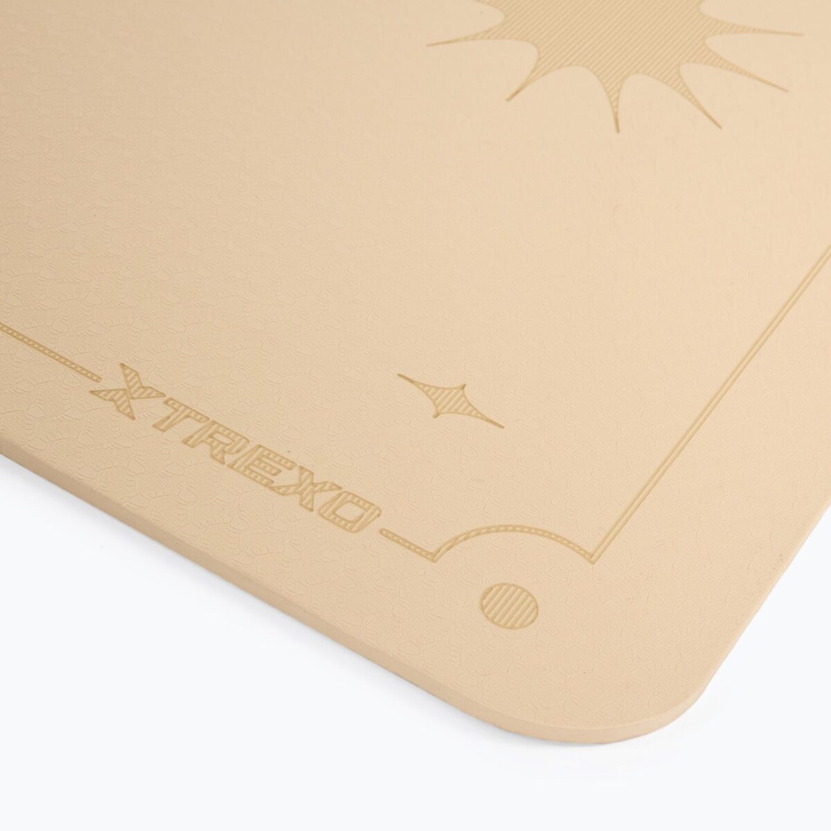 Фітнес килимок для йоги XTREXO EcoGrip 6 мм TXO-B4Z001-BZ світло-коричневий - Зображення 3