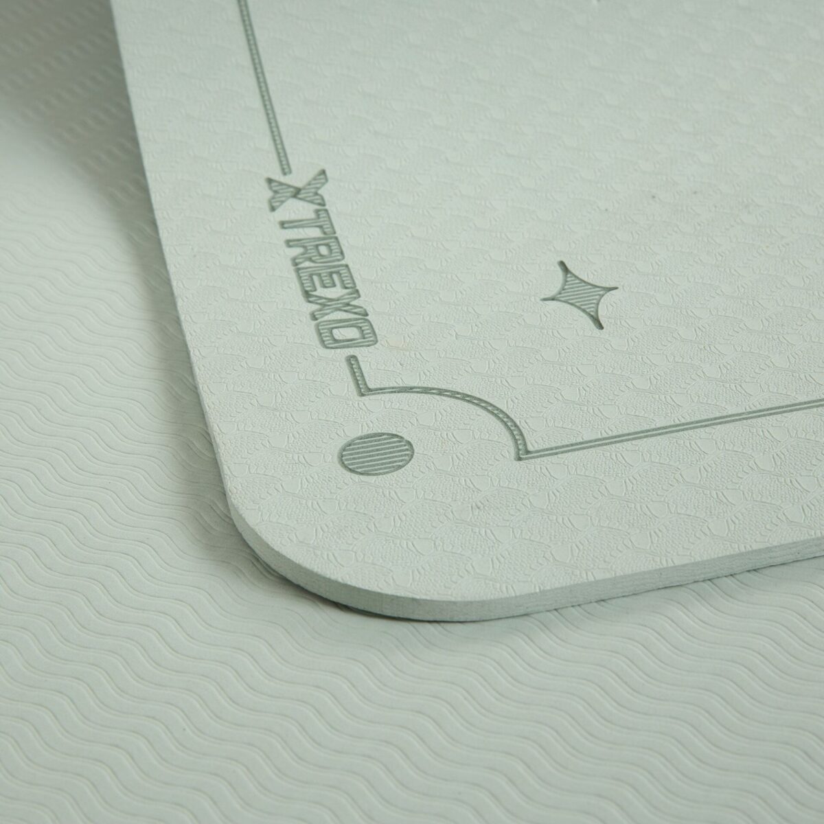 Фітнес килимок для йоги XTREXO EcoGrip 6 мм XTREXO TXO-B4Z001-GN зелений - Зображення 5