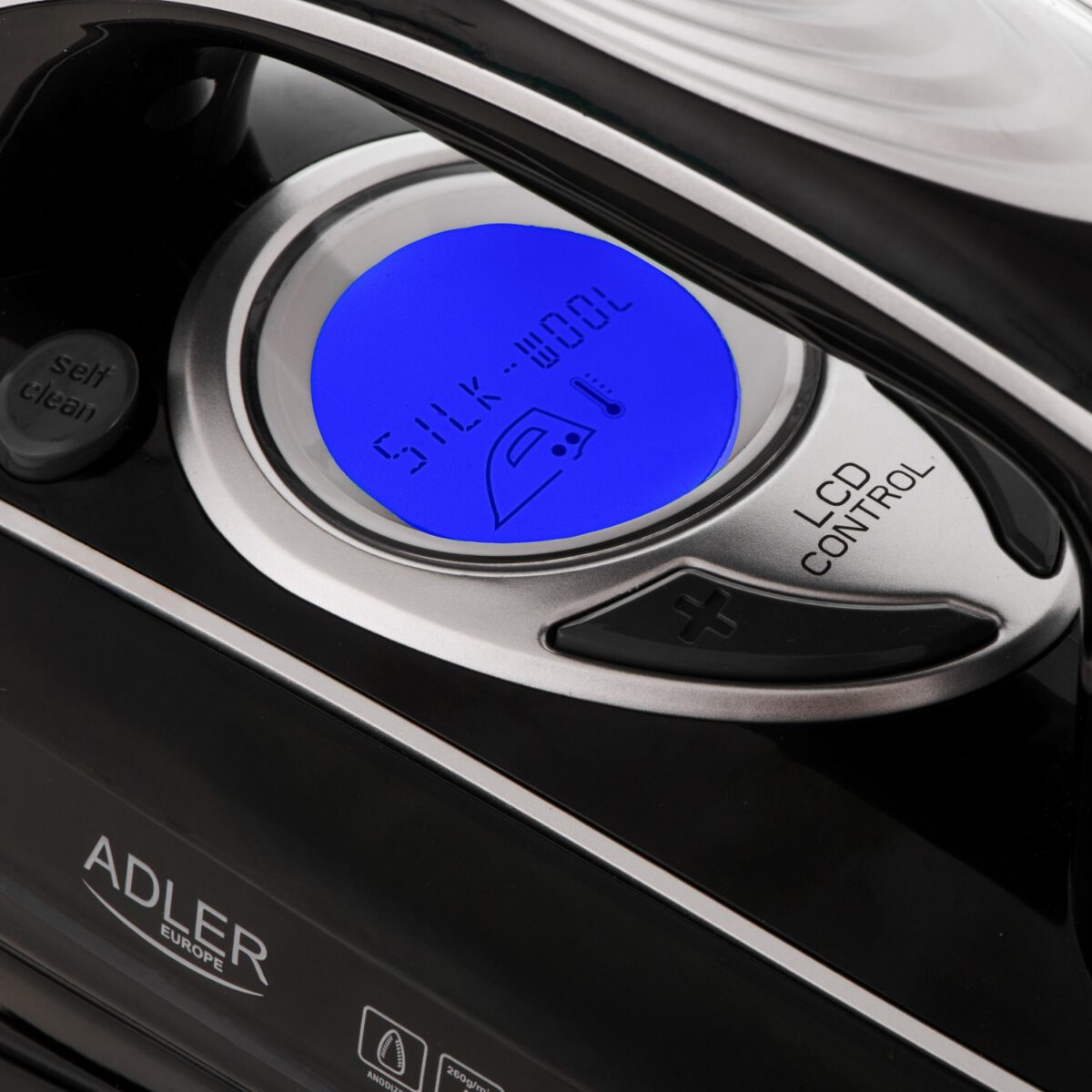 Парова праска Adler AD 5054 LCD 3000 W Stopa SWIFT GLIDE - Зображення 11