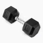 Гантель XTREXO Hex 10 кг з гумовим покриттям