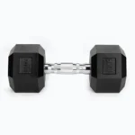 Гантель XTREXO Hex 10 кг з гумовим покриттям