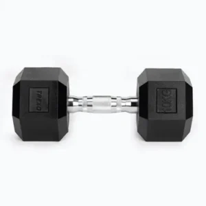 Гантель XTREXO Hex 10 кг з гумовим покриттям