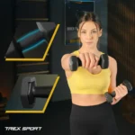 Гантелі Trex Sport TX-070VD 2x7 кг неопренові чавунні шестигранні для силових тренувань - Зображення 2