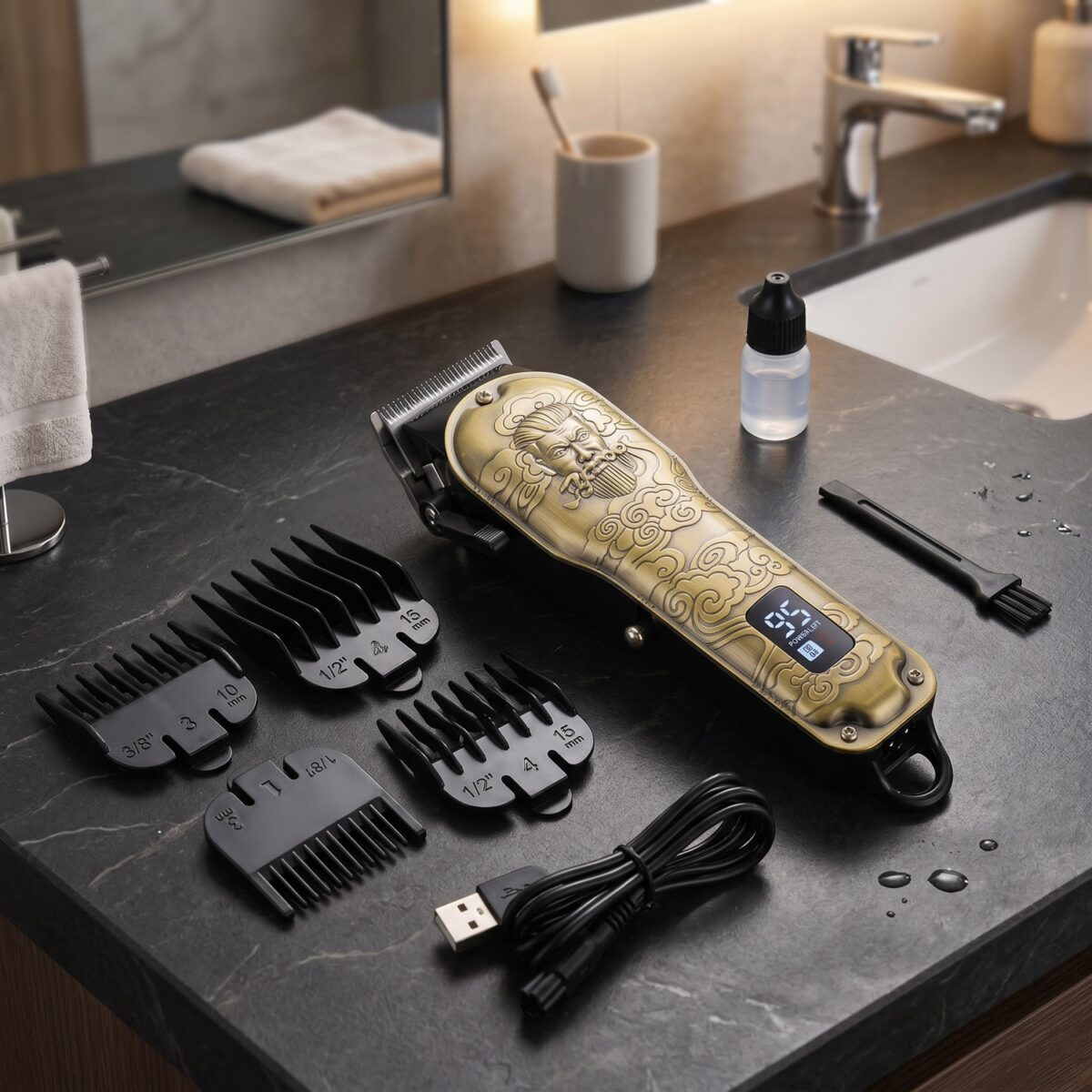 Машинка для стрижки Adler AD 2857 0.8–13 мм USB 210 хв