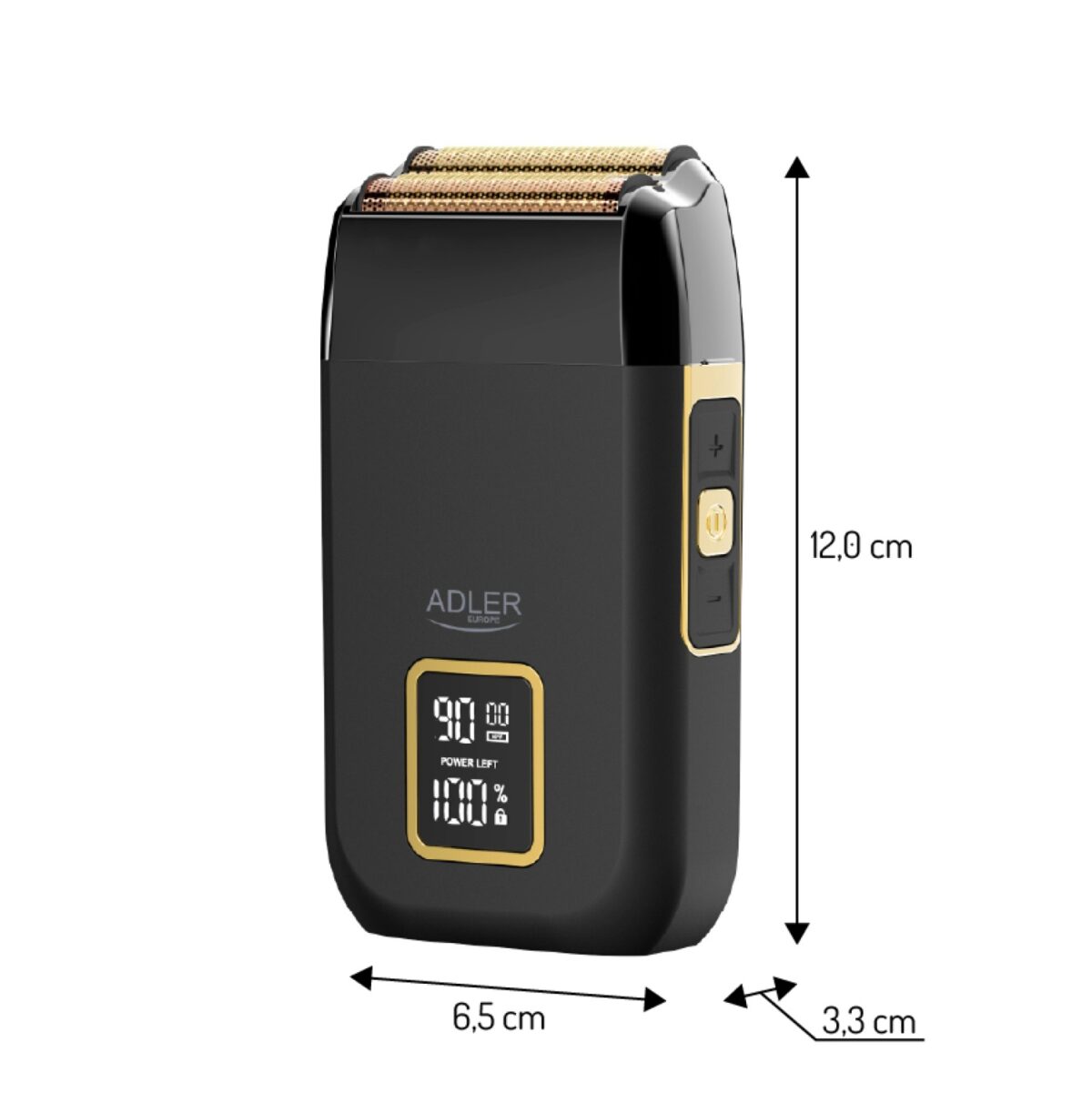 Бритва Adler AD 2947 з USB-C, LCD та 3 швидкостями
