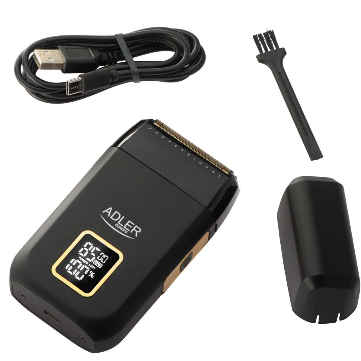 Бритва Adler AD 2947 з USB-C, LCD та 3 швидкостями