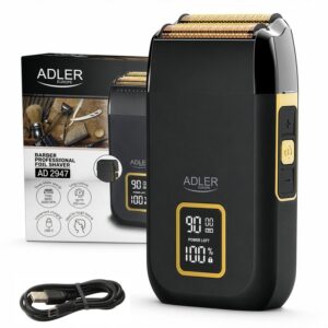 Бритва Adler AD 2947 з USB-C, LCD та 3 швидкостями