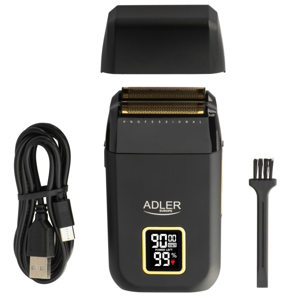 Бритва Adler AD 2947 з USB-C, LCD та 3 швидкостями