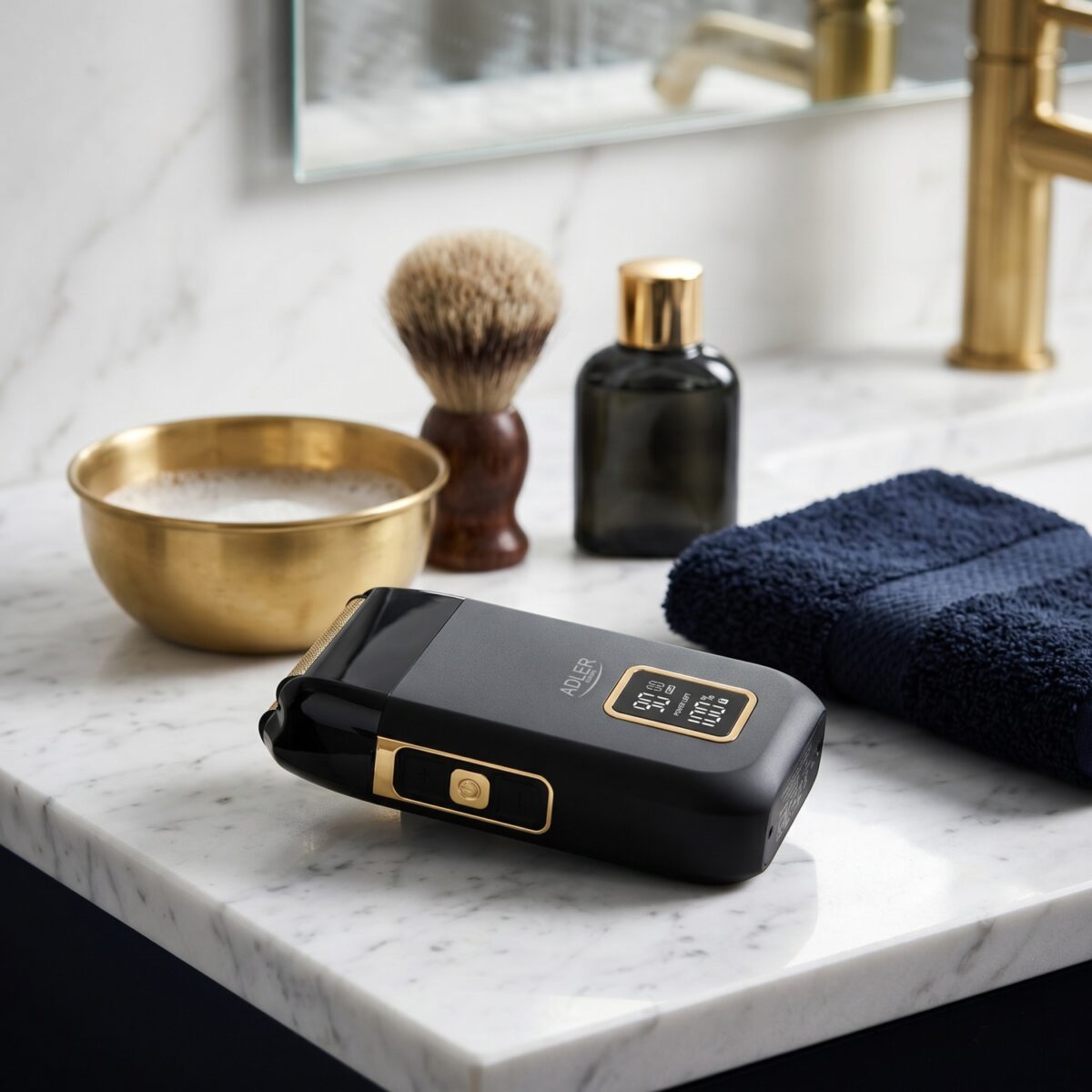 Бритва Adler AD 2947 з USB-C, LCD та 3 швидкостями