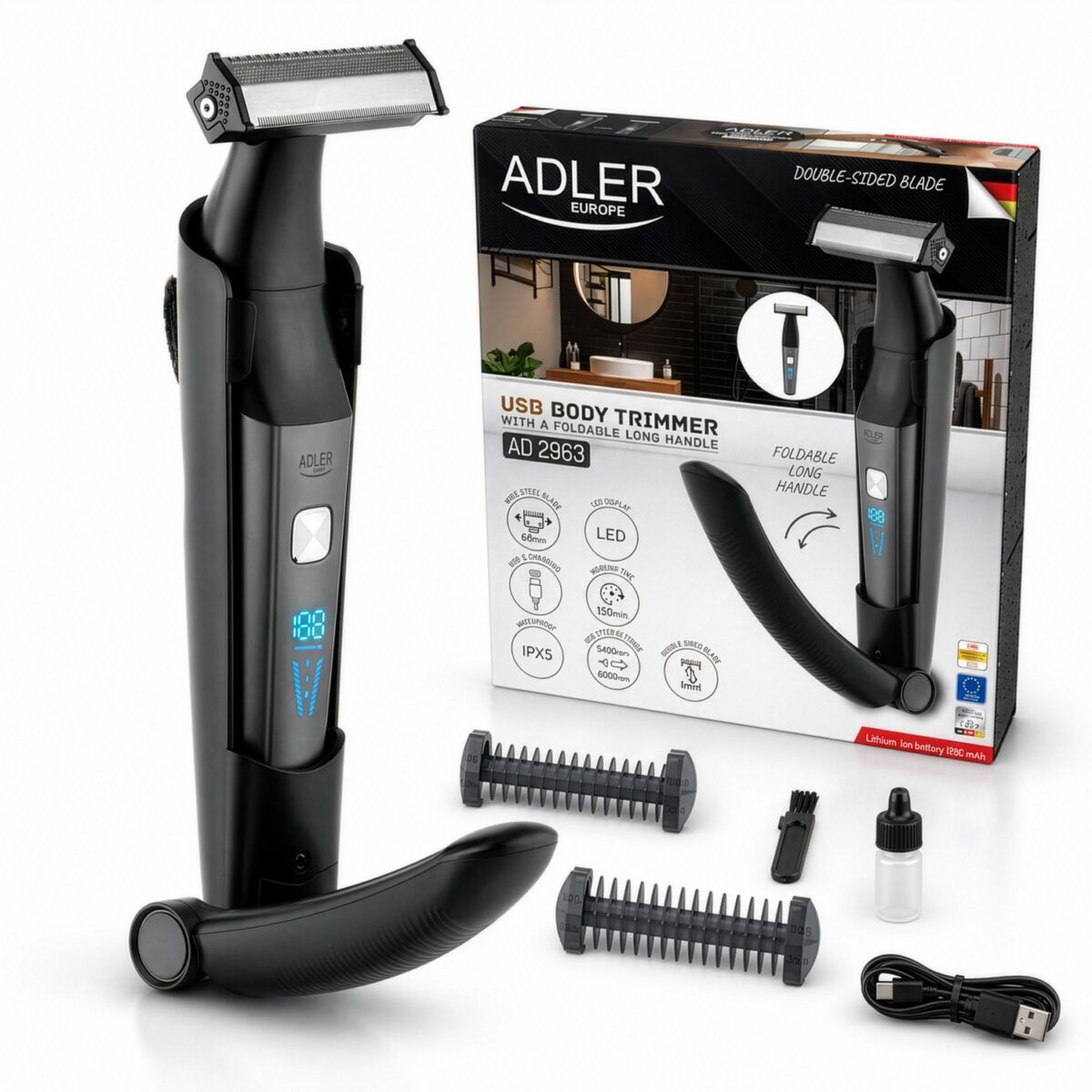 Тример для тіла Adler AD 2963 USB