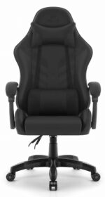 Геймерське крісло Hell's Chair HC-1007 Black тканина - Зображення 3