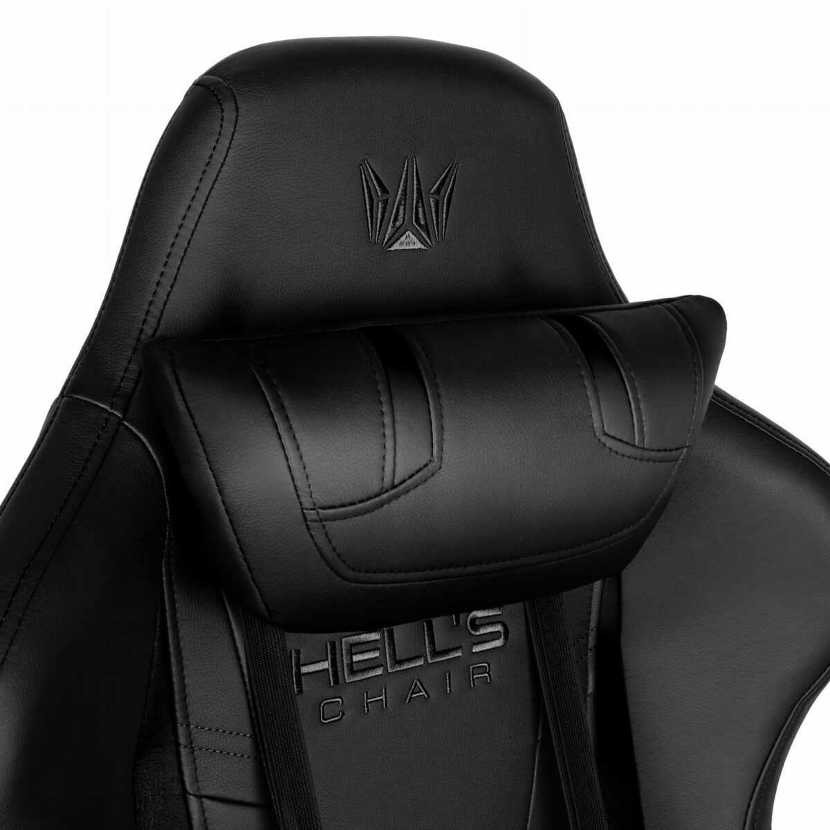 Геймерське крісло Hell's Chair HC-1013 Black екошкіра/замша - Зображення 7