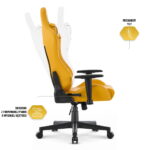 Геймерське крісло Hell's Chair HC-2001 Yellow - Зображення 11