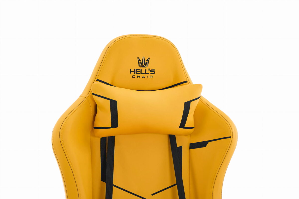Геймерське крісло Hell's Chair HC-2001 Yellow - Зображення 7