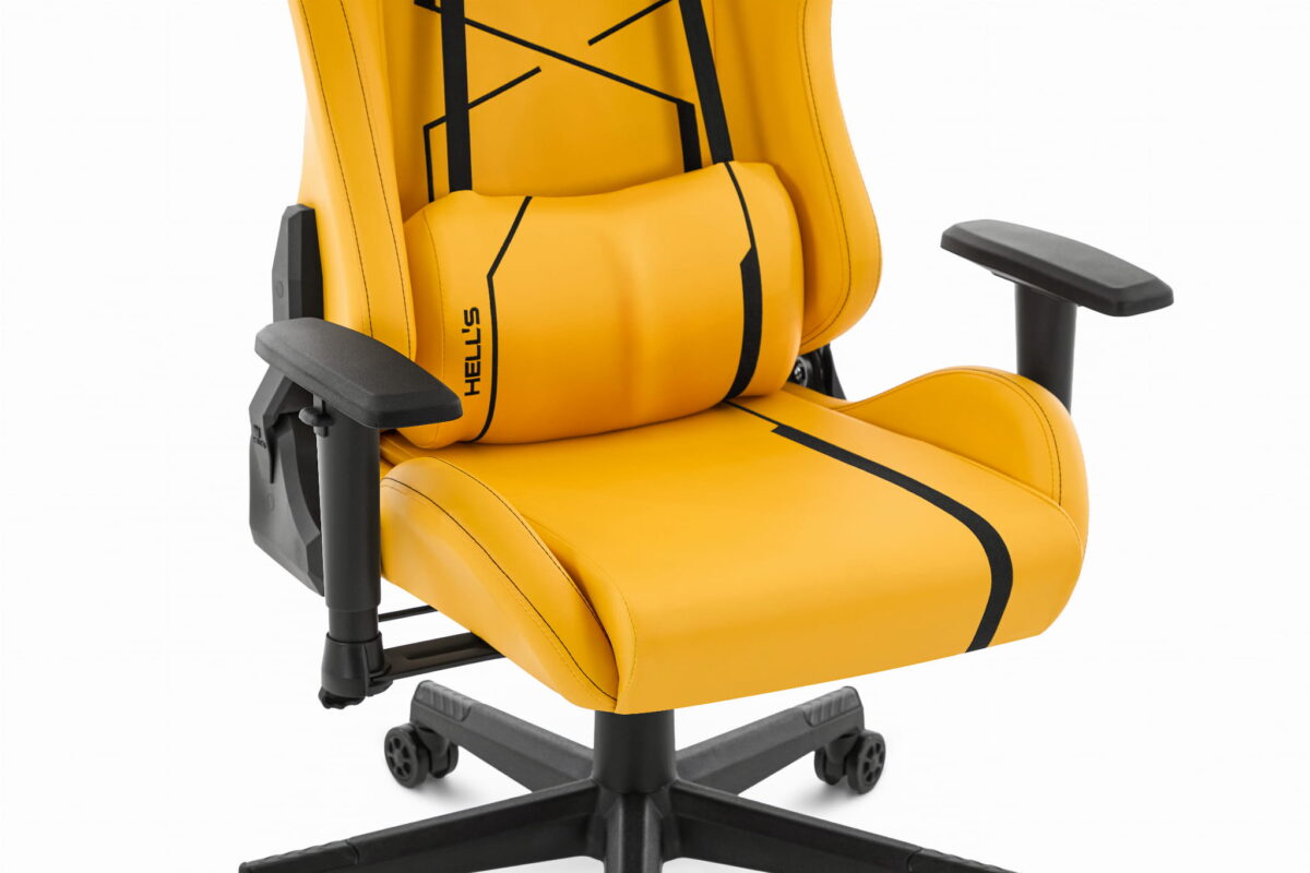 Геймерське крісло Hell's Chair HC-2001 Yellow - Зображення 8