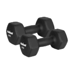 Гантелі Rebel HEX 2x8 кг з неопреновим покриттям і чавуну для силових тренувань