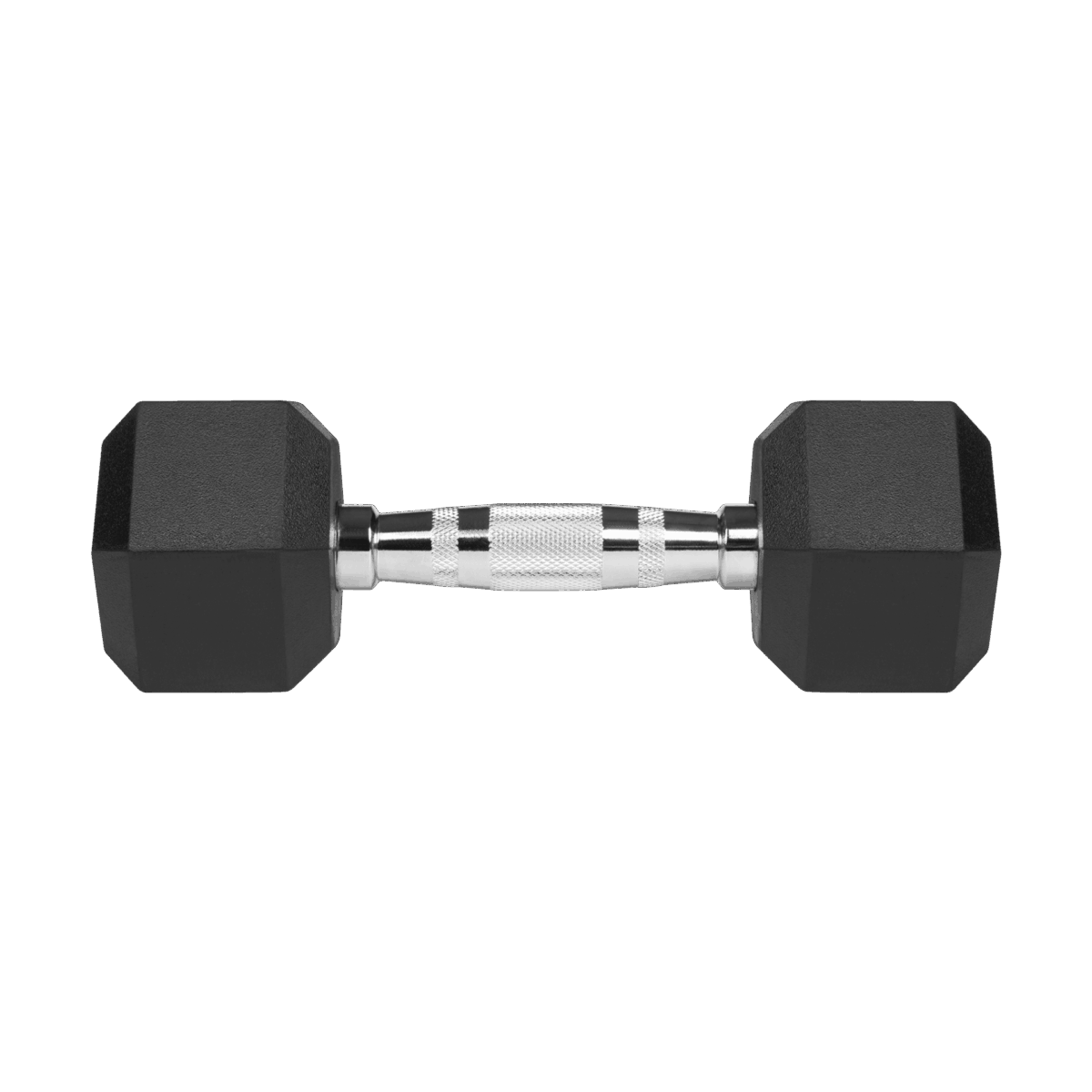 Гумовані гантелі HEX Rebel 2x4 кг чавунні для силових тренувань - Зображення 4