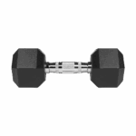 Гантелі HEX Rebel Active 2x9 кг з гумовим покриттям та чавунною основою - Зображення 4