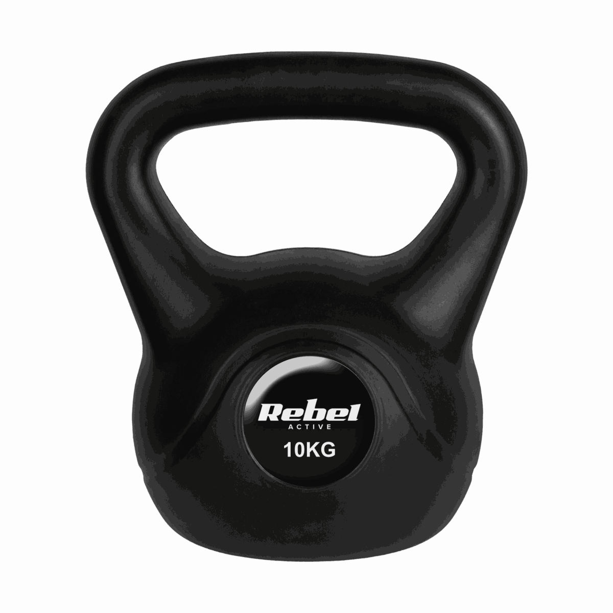 Гиря бітумінозна Rebel Active 10 кг з ергономічною ручкою для силових тренувань - Зображення 2