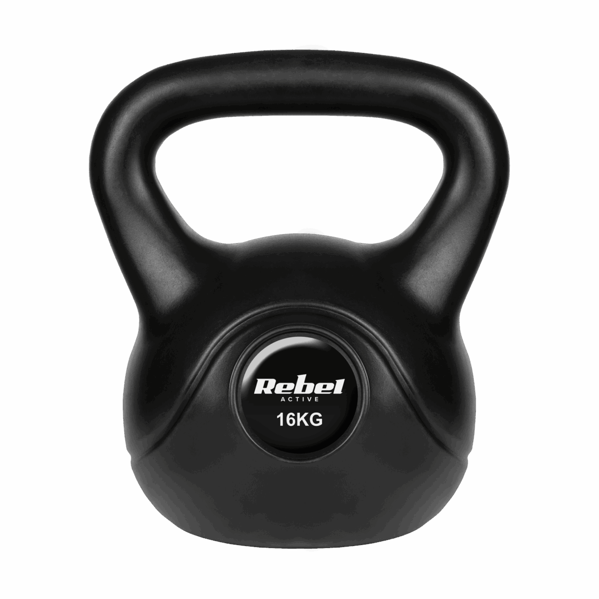 Гиря бітумінозна Rebel RBA-2318 ACTIVE 16 кг з ергономічною ручкою - Зображення 2