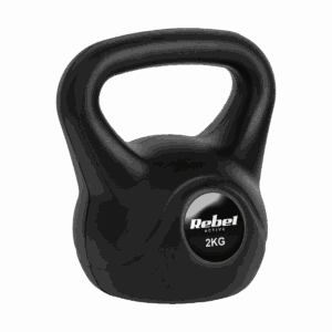 Гиря бітумінозна Rebel RBA-2311 ACTIVE 2 кг для ефективних силових тренувань