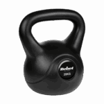 Гиря бітумінозна Rebel ACTIVE 20 кг з ПВХ покриттям і ергономічною ручкою