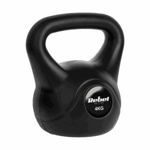 Гиря бітумінозна Rebel RBA-2312 ACTIVE 4 кг для силових тренувань