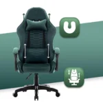 Геймерське крісло тканинне Hell's Chair HC-1000 Green - Зображення 8