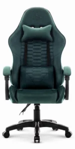 Геймерське крісло тканинне Hell's Chair HC-1000 Green - Зображення 2