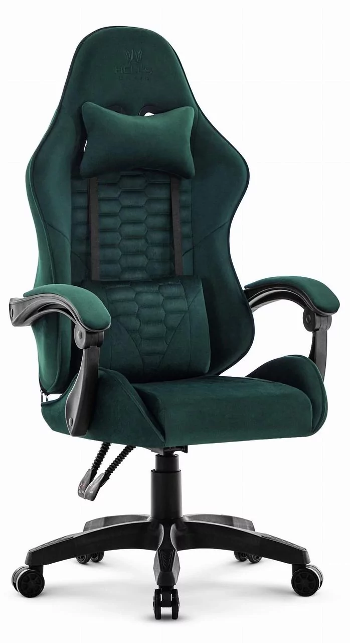 komp-yuterne-krislo-hell-s-hc-1000-green-tkanina-do-120-kg_af9cf857475e874_1920x9000 Геймерське крісло тканинне Hell's Chair HC-1000 Green - Зображення 1