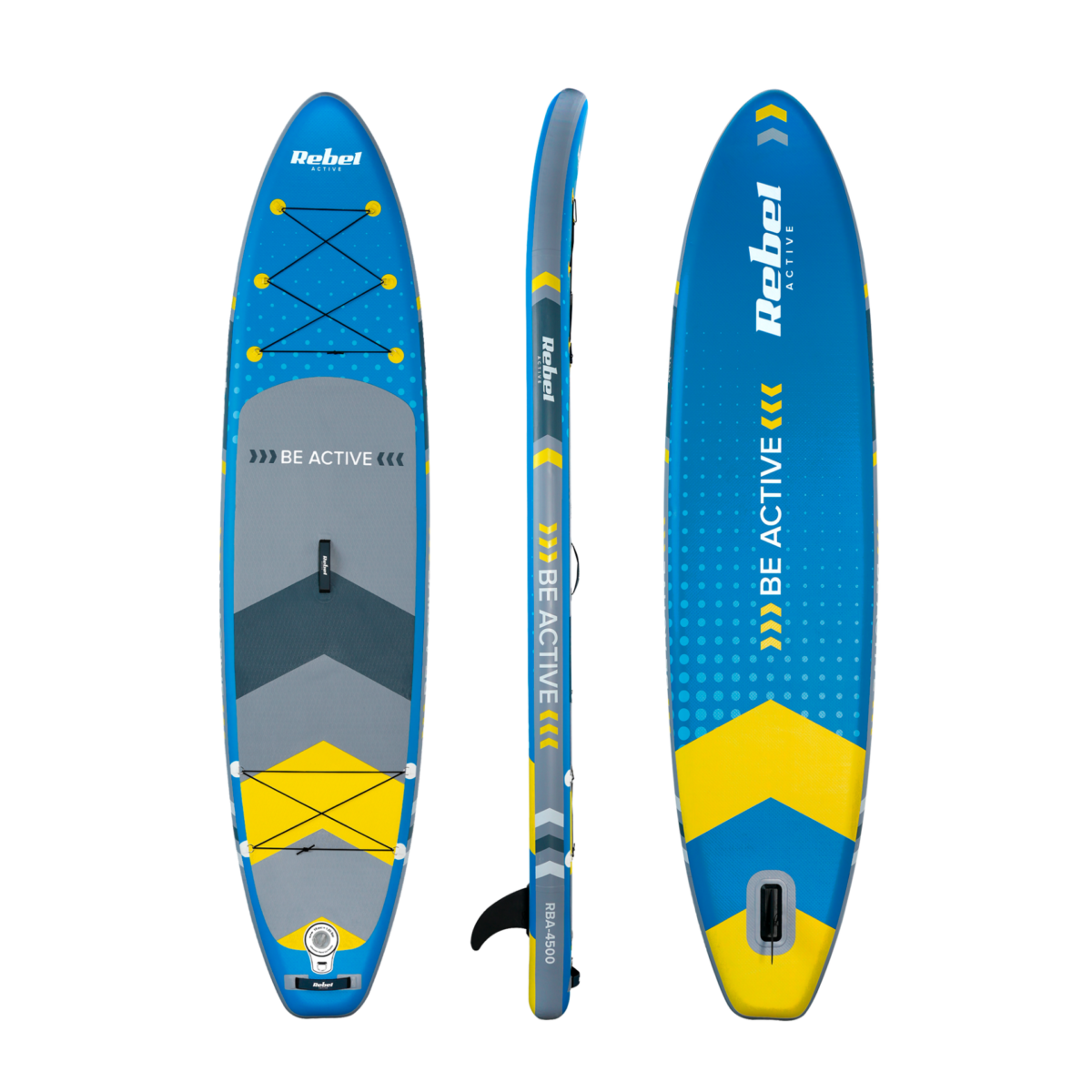 Надувна SUP-дошка Rebel RBA-4500-BL для плавання, 350 см - Зображення 2