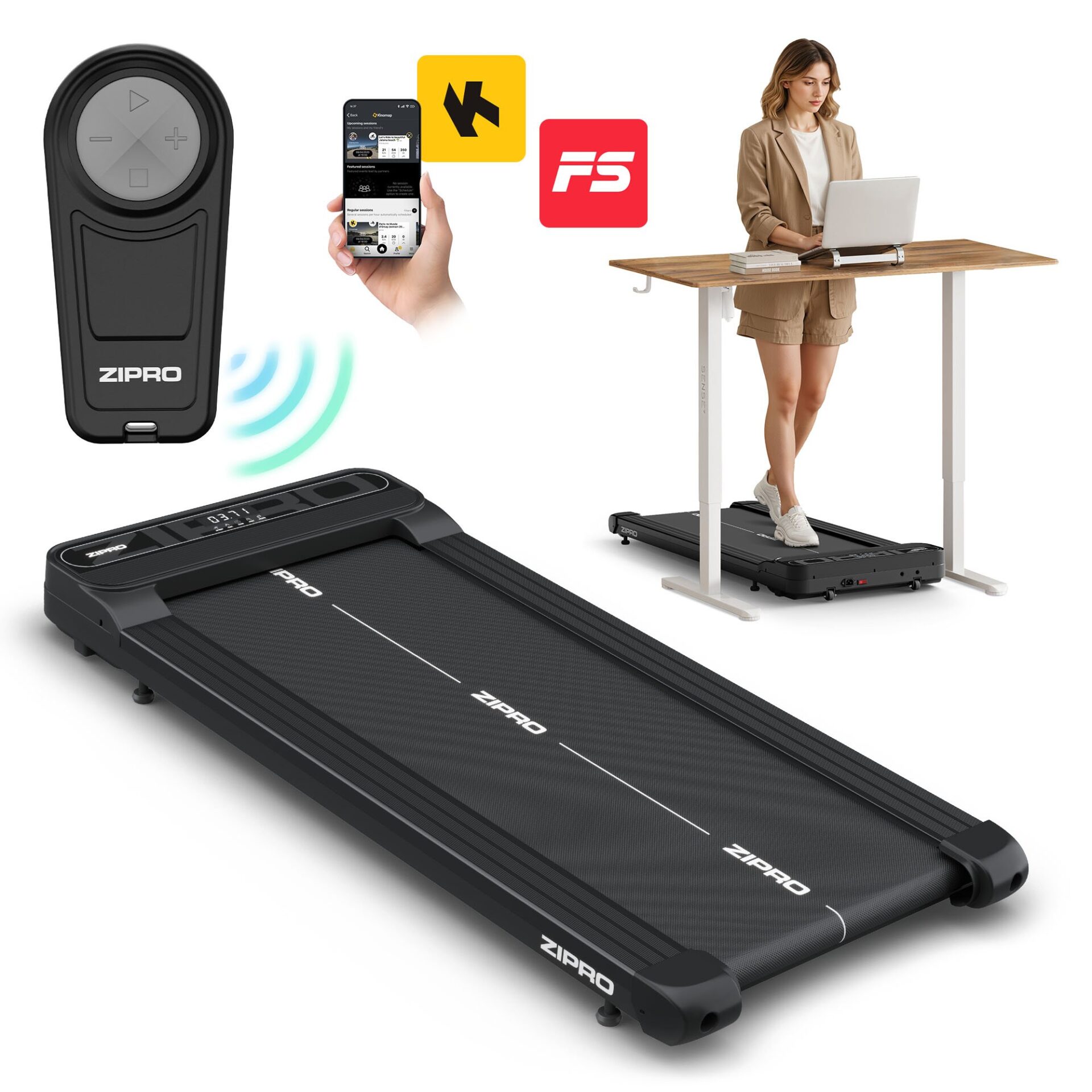 product_image_453334_675332 Бігова доріжка електрична Zipro Catwalk - Зображення 1