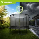 Батут Trizand 366 см з сіткою драбинкою 150 кг - Зображення 8