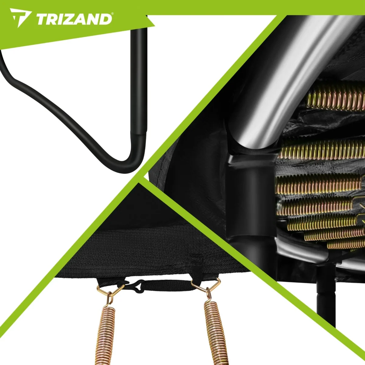 Батут Trizand 366 см з сіткою драбинкою 150 кг - Зображення 4