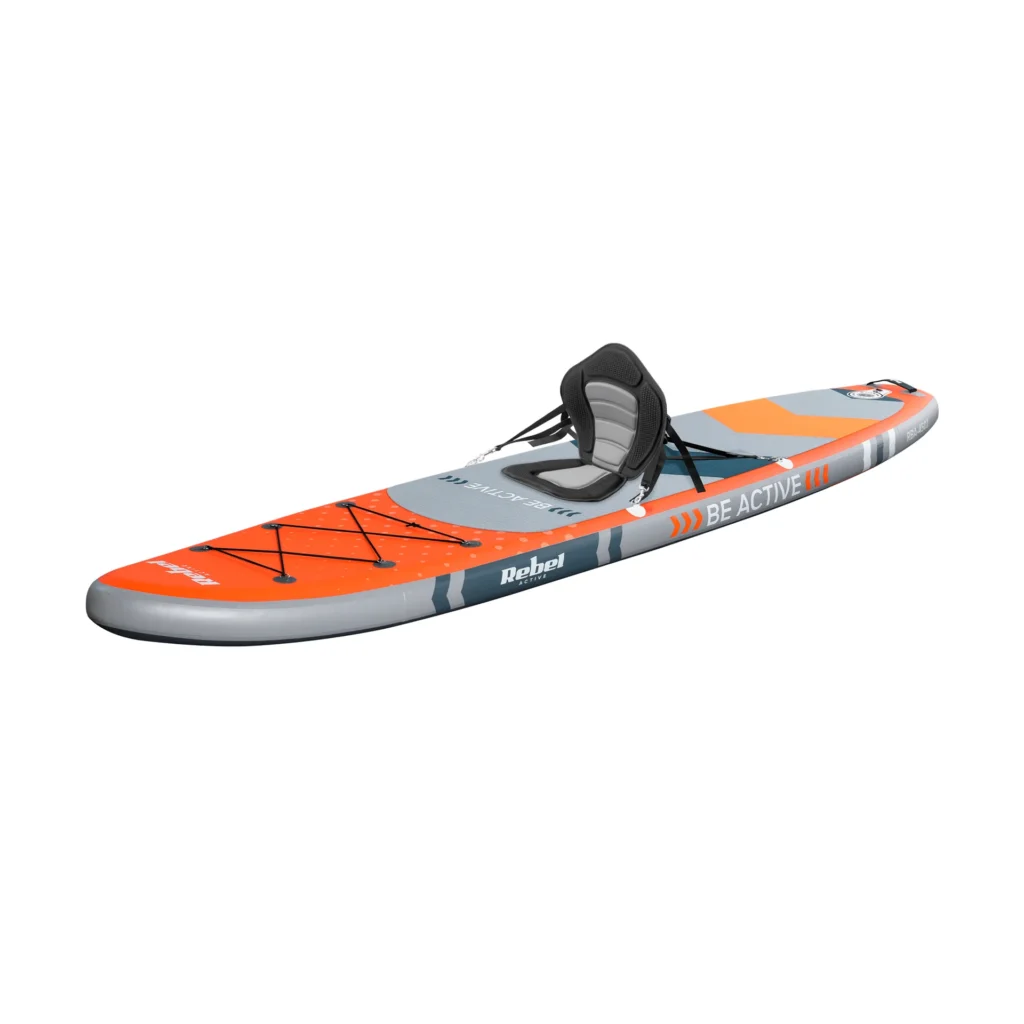 Надувна дошка Rebel SUP з сидінням для плавання, RBA-4501-OR 350 см