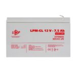 Акумулятор гелевий LogicPower LPM-GL 12V 7.5 Ah