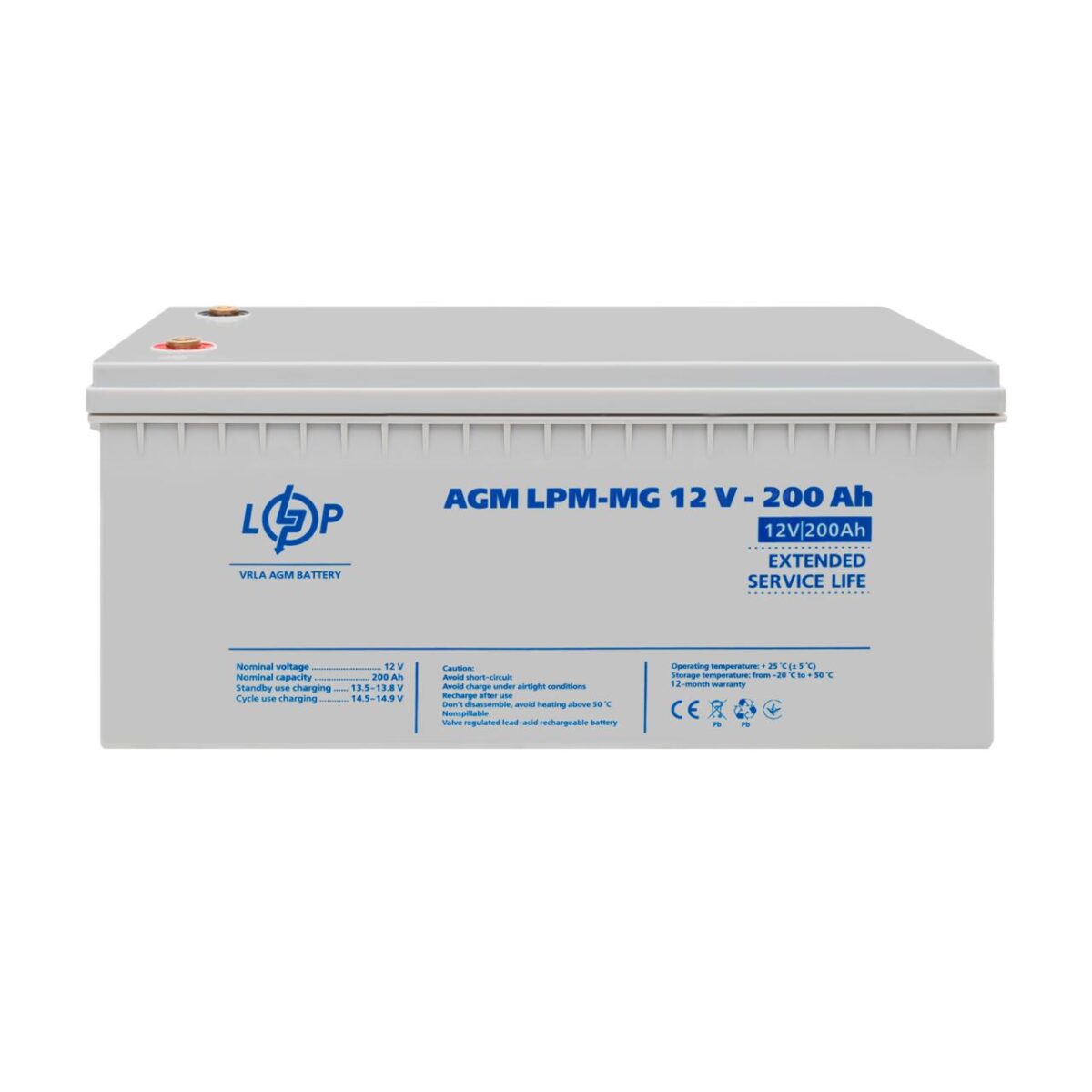 Акумулятор мультигелевий GTM LPM-MG 12V - 200 Ah - Зображення 2