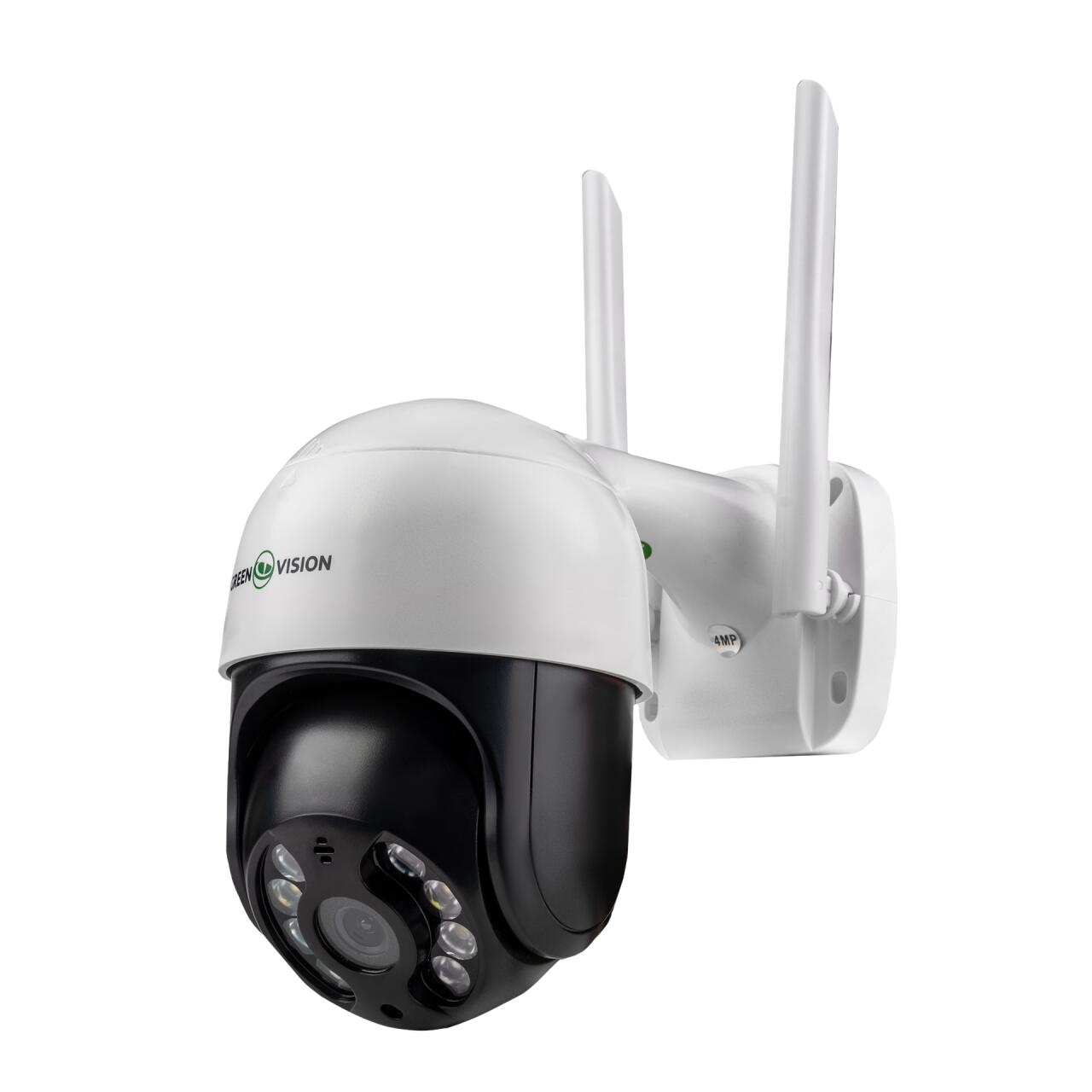 329e6f980581112c0d34ca5e28f4e Комплект бездротової поворотної камери GreenVision GV-202-IP-M-DOС40-30 SD з блоком живлення - Зображення 1