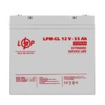 Акумулятор гелевий LogicPower LPM-GL 12V - 55 Ah