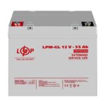 Акумулятор гелевий LogicPower LPM-GL 12V - 55 Ah - Зображення 2