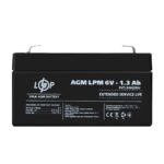 Акумулятор AGM LogicPower LPM 6V 1.3 Ah