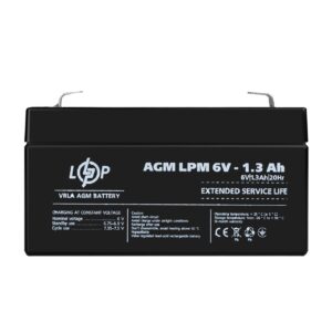 Акумулятор AGM LogicPower LPM 6V 1.3 Ah